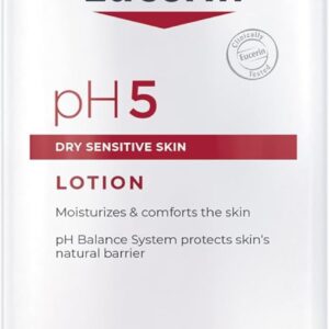 Eucerin pH5 Body Lotion with Dexpanthenol and Hyaluronic Acid, Intensive Moisturize & Quickly Absorbs, Suitable for Daily Moisture on Allergy-Prone Skin & Dry Sensitive Skin, 400ml
