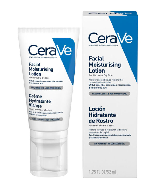 CERAVE PM Facial Moisturizing, Night cream with niacinamide Lotion 52ml