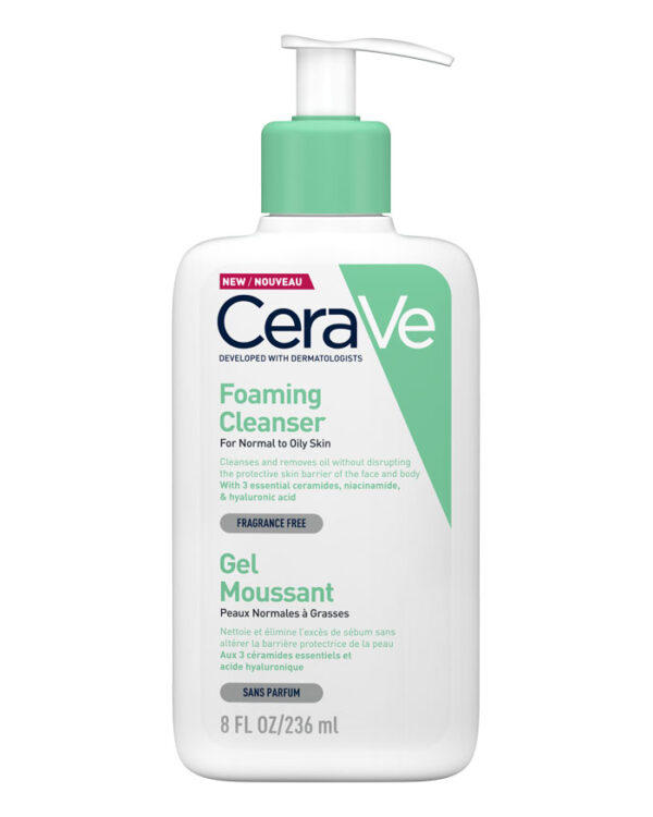 CERAVE Foaming Cleanser gel for normal-to-oily skin 236ml