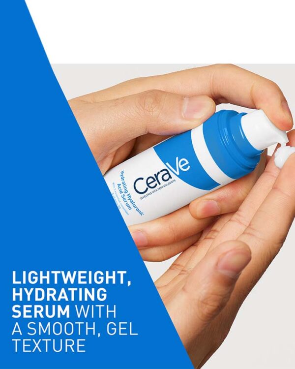 CERAVE Hydrating Hyaluronic Acid Serum ( Gel cream formula for deep hydration) 30 ml - Image 3