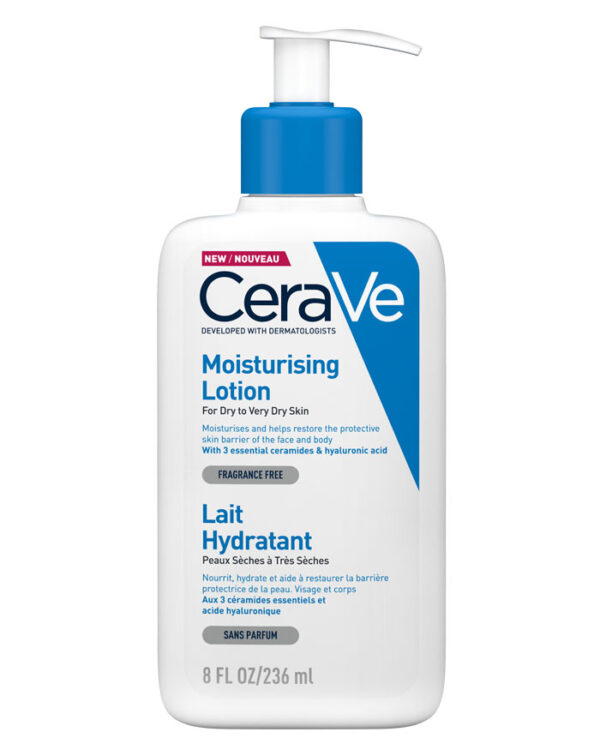 CERAVE Moisturizing  Oil-free moisturizer with hyaluronic acid Lotion 236ml