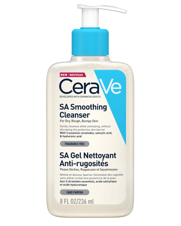 CERAVE SA Smoothing Cleanser Salicylic acid foaming gel for smooth skin 236ml